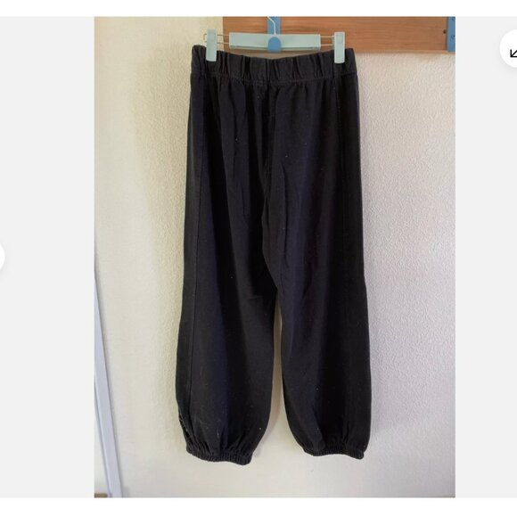 LE BON SHOPPE BALLOON PANTS - BLACK size SMALL REGULAR (NOT HEAVIER WEIGHTED) - Picture 3 of 6